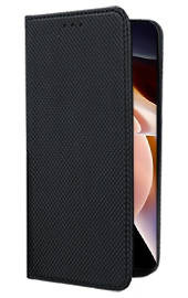 Кожен калъф тефтер и стойка Magnetic FLEXI Book Style за Xiaomi Redmi Note 11 4G черен 